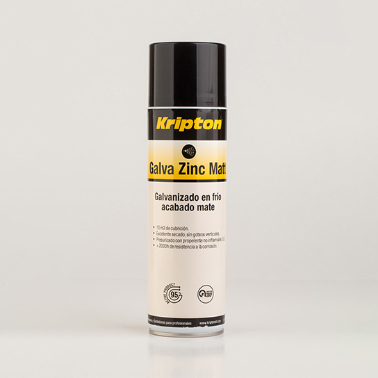 KRIPTON GALVAZINC MATT SPRAY  500 ml.